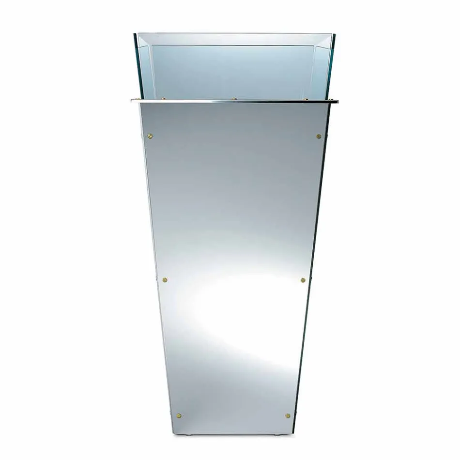 Vaso autônomo em vidro e painéis intercambiáveis 3 dimensões - Ghenna Viadurini