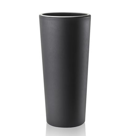 Vaso em formato de sino de polietileno branco ou antracito 2 peças - Milek Viadurini