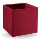 Vaso em Forma Cúbica de Polietileno Colorido Feito na Itália - Tonello Viadurini