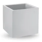 Vaso em Forma Cúbica de Polietileno Colorido Feito na Itália - Tonello Viadurini