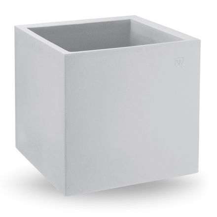 Vaso em Forma Cúbica de Polietileno Colorido Feito na Itália - Tonello Viadurini