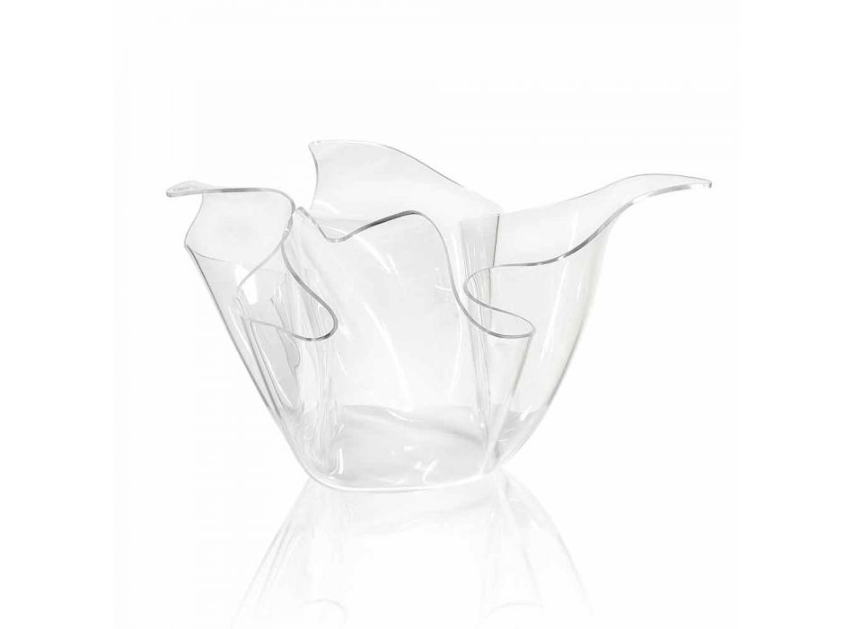 Vaso multiuso interno / externo Pina transparente, design moderno Viadurini