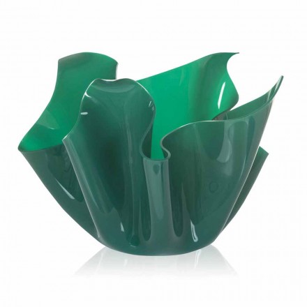 Vaso multiuso interior / exterior Pina verde, design moderno feito Itália Viadurini