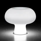 Vaso Luminoso Externo em Polietileno com Luz LED Fabricado na Itália - Boba Viadurini