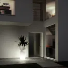 Vaso para exterior brilhante em polietileno opaco feito na Itália - orgulhoso Viadurini