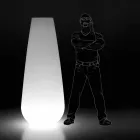 Vaso Luminoso para Design Exterior em Polietileno Fabricado na Itália - Menea Viadurini