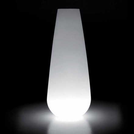 Vaso Luminoso para Design Exterior em Polietileno Fabricado na Itália - Menea Viadurini