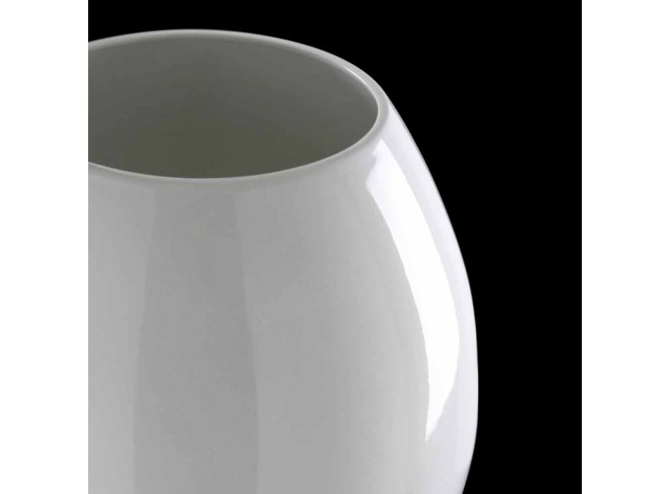 Vaso de cerâmica feito à mão moderno para interior feito na Itália - Clarissa Viadurini