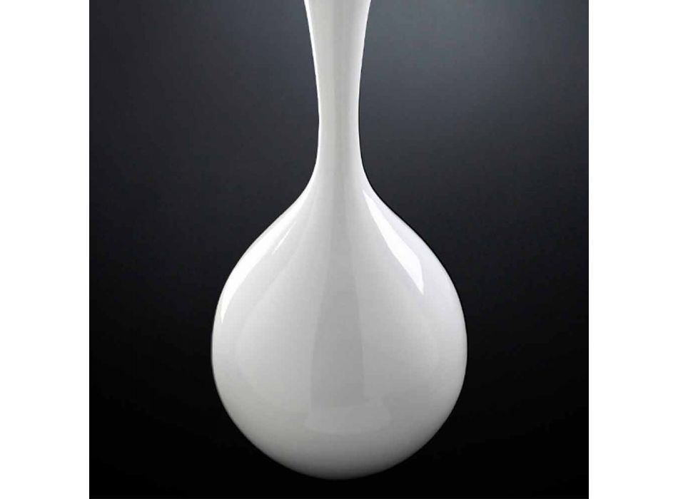 Vaso de cerâmica feito à mão moderno para interior feito na Itália - Clarissa Viadurini
