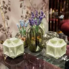 Vaso de vidro interno moderno feito à mão na Itália - Eagle Viadurini