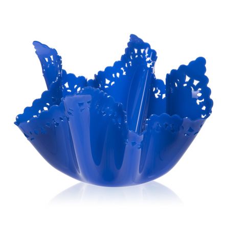 Vaso de Plexiglass Reciclável Multiuso Colorido Drapeado 2 Peças - Gabrio Viadurini