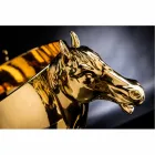 Vaso Ornamental Interior em Cerâmica Branca ou Ouro 24k Fabricado na Itália - Jacky Viadurini