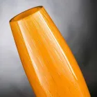 Vaso decorativo de vidro soprado colorido de Murano feito na Itália - Asper Viadurini