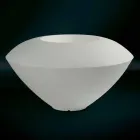 Vaso Ornamental Moderno em Polietileno Colorido Fabricado na Itália - Madeira Viadurini