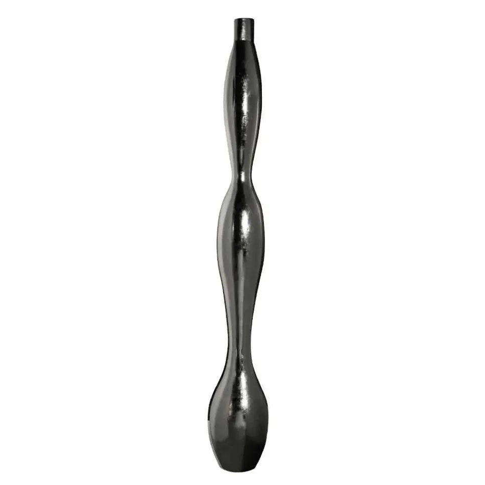 Vaso interno em resina dourada ou acabamento em folha de prata feito na Itália - Quarto Viadurini