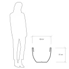 Vaso fluorescente para interior ou exterior 3 dimensões fabricado na Itália - Fluos Viadurini