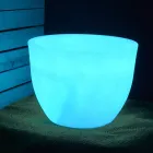 Vaso fluorescente para interior ou exterior 3 dimensões fabricado na Itália - Fluos Viadurini
