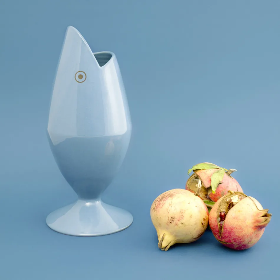 Vaso de flores de cerâmica feito à mão na Itália - Atum Viadurini