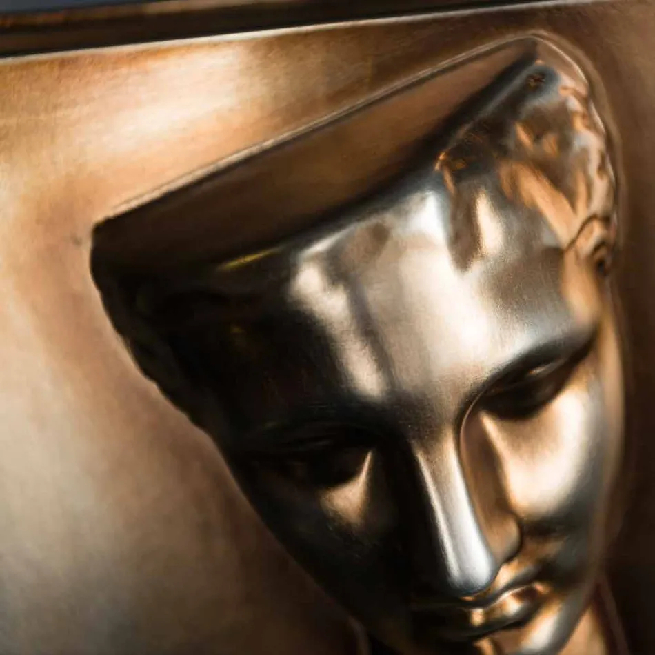 Vaso Retangular Moderno em Cerâmica Colorida Feito à Mão na Itália - Lucas Viadurini