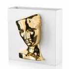 Vaso Retangular Moderno em Cerâmica Colorida Feito à Mão na Itália - Lucas Viadurini