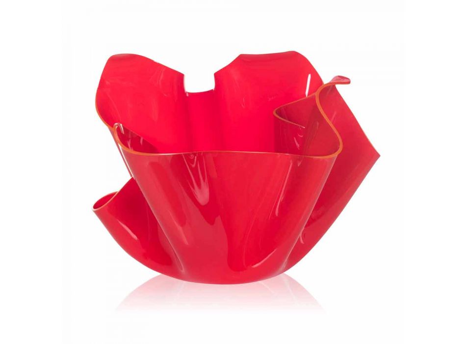 Vaso vermelho do interior / exterior Design Pina, Made in Italy Viadurini
