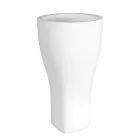 Vaso de jardim redondo colorido em polietileno feito na Itália - Tremont Viadurini