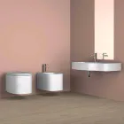 Vaso de cerâmica suspensa de design moderno feito na Itália, Hamlet Viadurini