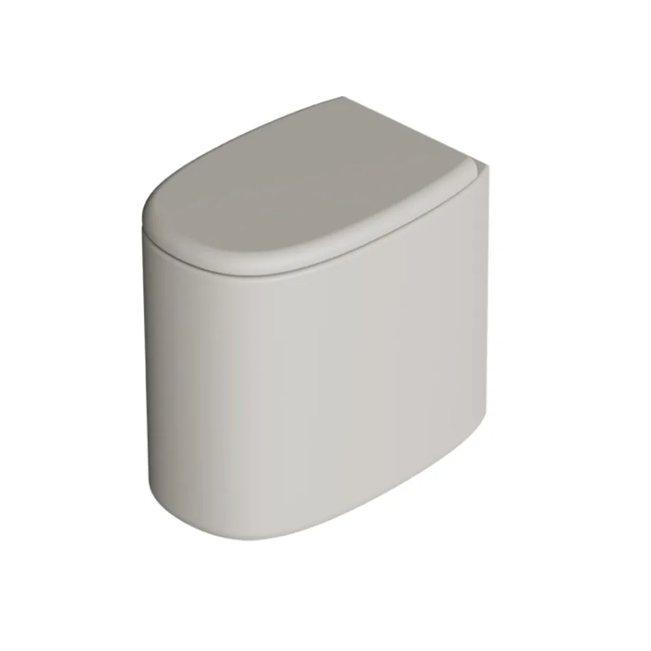 Vaso sanitário de cerâmica de chão em várias cores, fabricado na Itália - Menina Viadurini