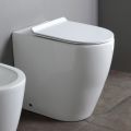Vaso sanitário sem aro com assento cerâmico termoendurecido de fechamento suave - Oleandro