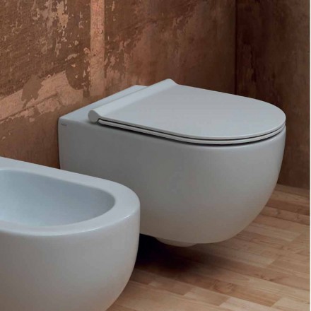 Design moderno parede de cerâmica pendurada banheiro Star 55x35 made in Italy Viadurini