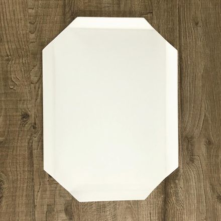 Bandeja ou Tábua de Cozinha em Corian Branco Made in Italy Design - Ivanova Viadurini