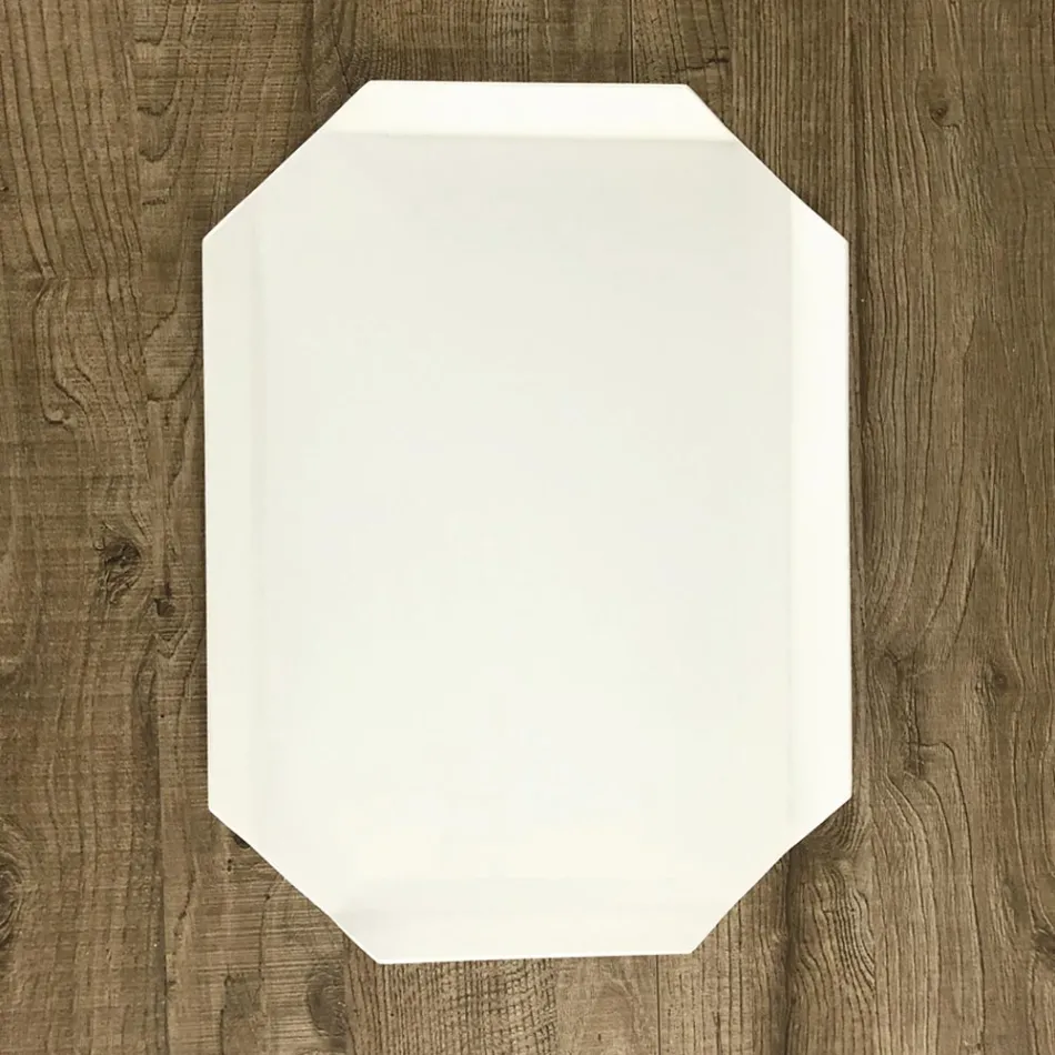 Bandeja ou Tábua de Cozinha em Corian Branco Made in Italy Design - Ivanova Viadurini