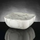 Bandeja Design em Arabescato Branco Carrara Marble Made in Italy - Rock Viadurini