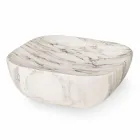 Bandeja Design em Arabescato Branco Carrara Marble Made in Italy - Rock Viadurini