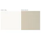 Vitrine de Sala com 1 Porta em Branco e Acabamento Canaletto Made in Italy - Gerd Viadurini