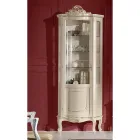 Vitrine de Madeira da Sala de Estar com 1 Porta Luxo Made in Italy - Leonor Viadurini