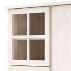 Estrutura de vitrine de sala de estar em madeira maciça de abeto fabricada na Itália - Pascual Viadurini