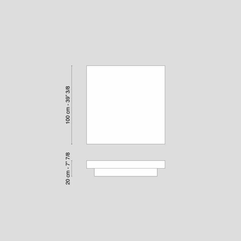 VG tendência Loft Cadeau mesa de café design em fibra de madeira Viadurini