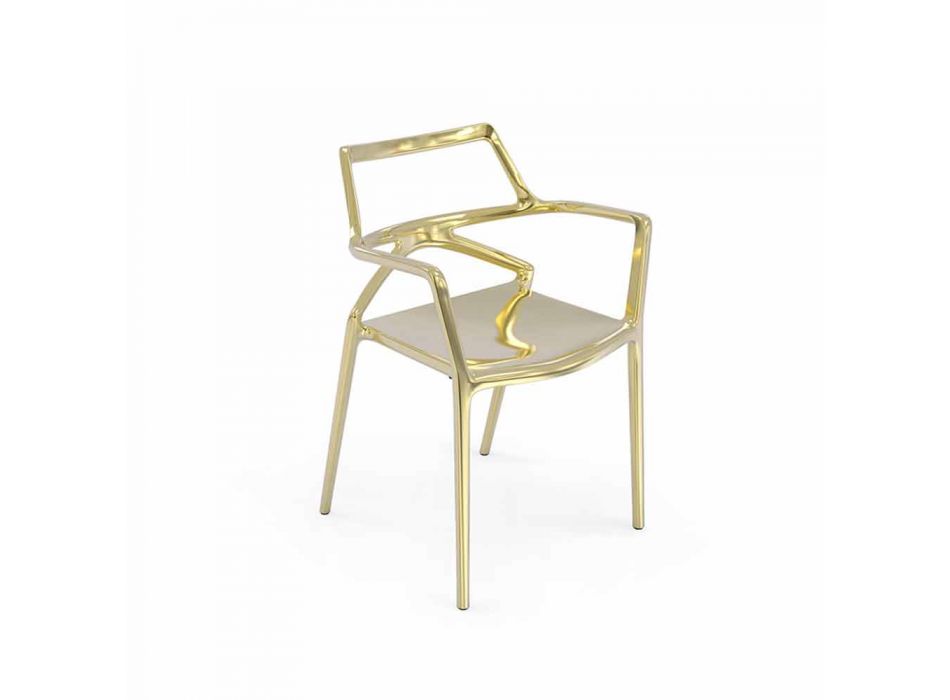Vondom Delta cadeira de jardim de polipropileno design moderno Viadurini