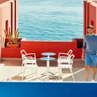 Vondom Delta cadeira de jardim de polipropileno design moderno Viadurini