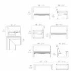 Salão de jardim Vondom Frame com design moderno Viadurini