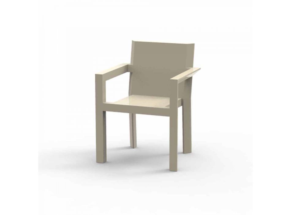 Vondom Frame cadeira ao ar livre com braços de design moderno Viadurini
