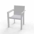 Vondom Frame cadeira ao ar livre com braços de design moderno Viadurini