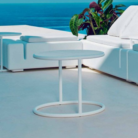 Vondom Kes design redondo mesa de jardim em aço Viadurini