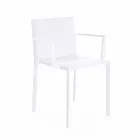 Cadeira de quartzo Vondom com braços de design moderno Viadurini