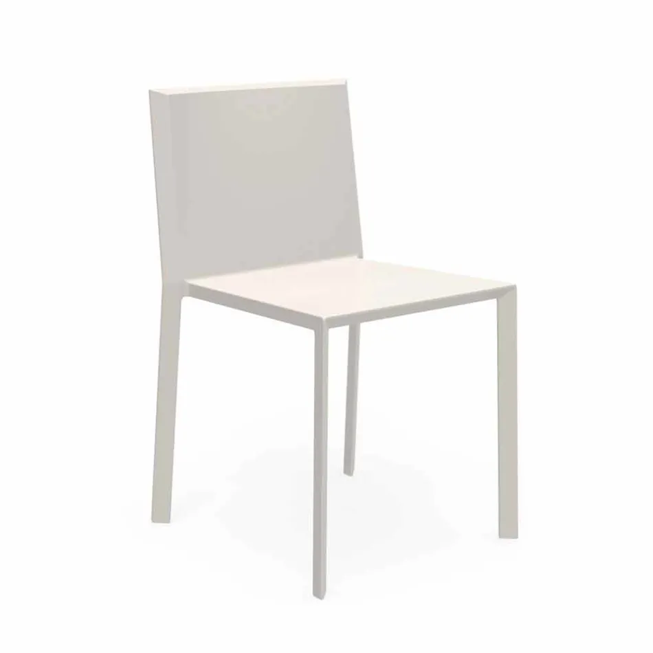 Vondom Quartz cadeira de jardim empilhável com design moderno Viadurini