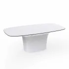 Vondom Ufo design branco mesa ao ar livre L200xP100 cm Viadurini