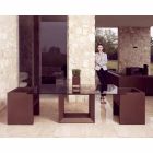 Vondom Vela bronze poltrona de jardim de design moderno Viadurini