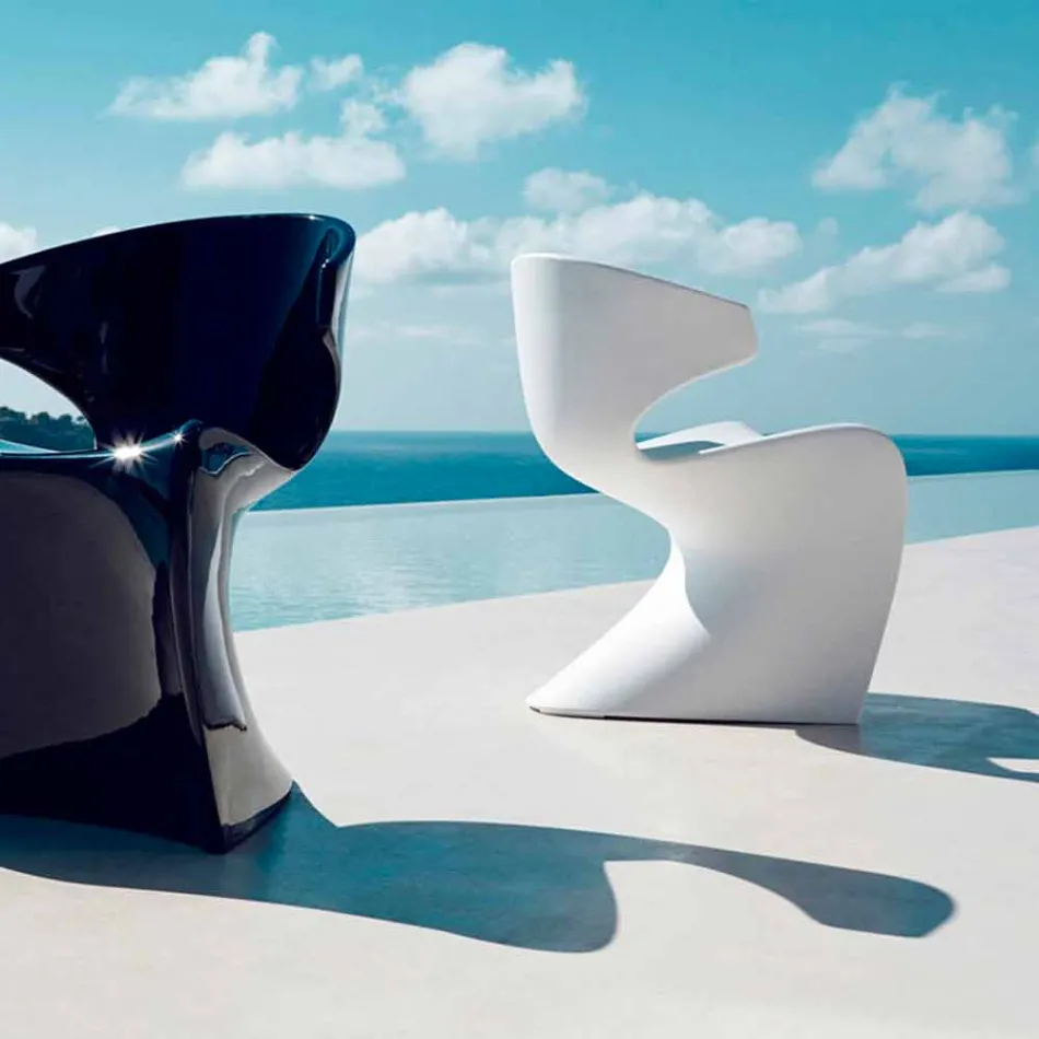 Vondom Wing cadeira de jardim design moderno Viadurini